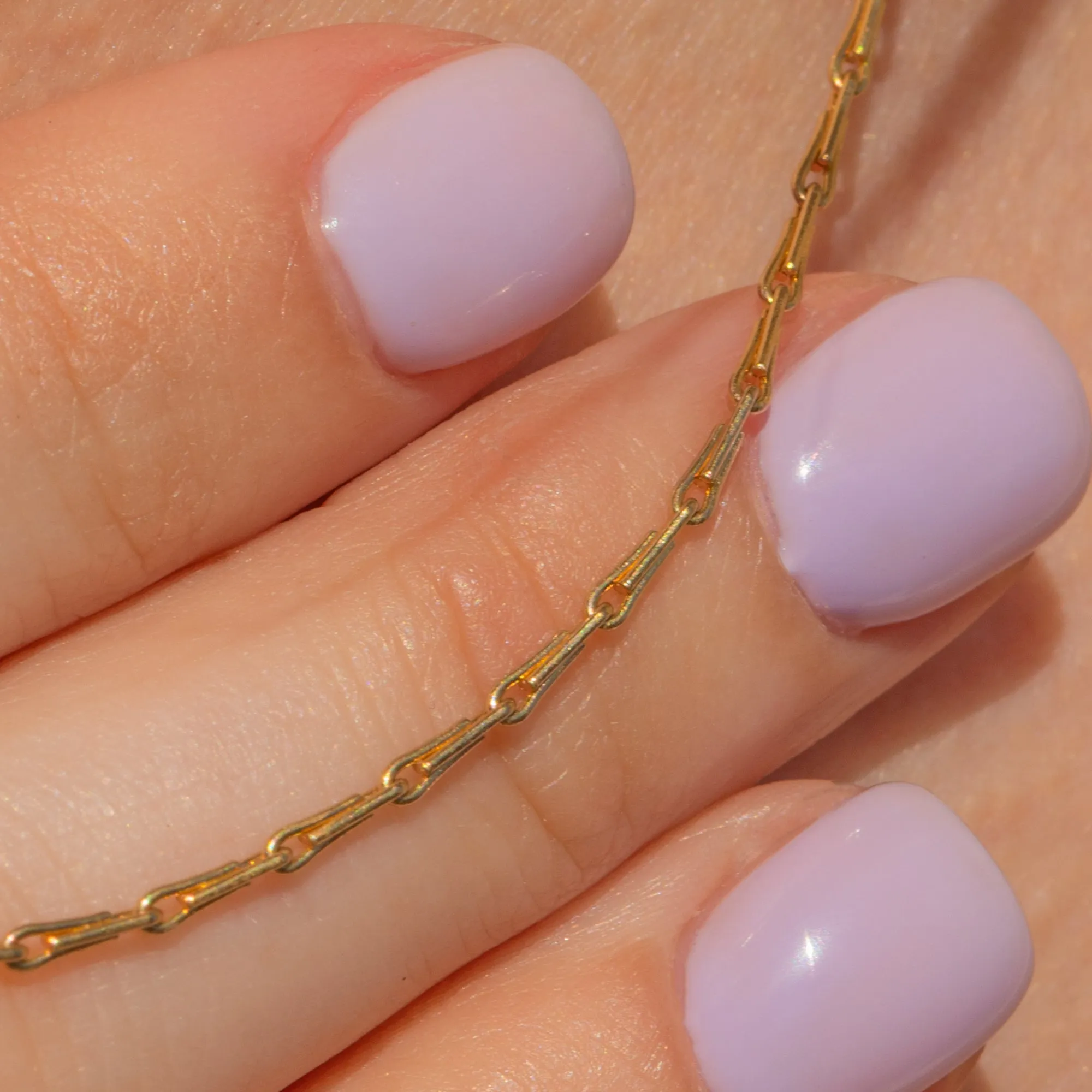 15.5" 18ct Gold Hayseed Chain