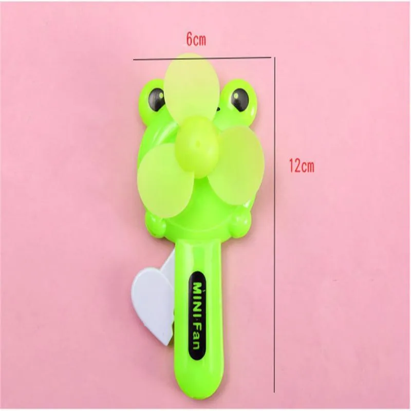 1PC Cartoon Hand-Pressed Hand-Cranked Small Fan Dormitory Mini Student Portable Hand-Held Manual Sma