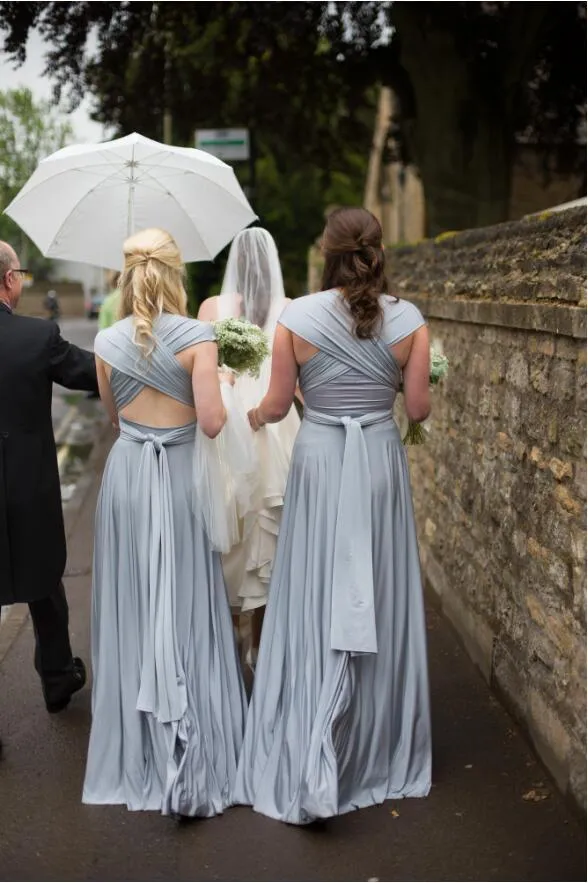 A-line Floor-length V-neck Sexy Simple Cheap Bridesmaid dresses, BD0030