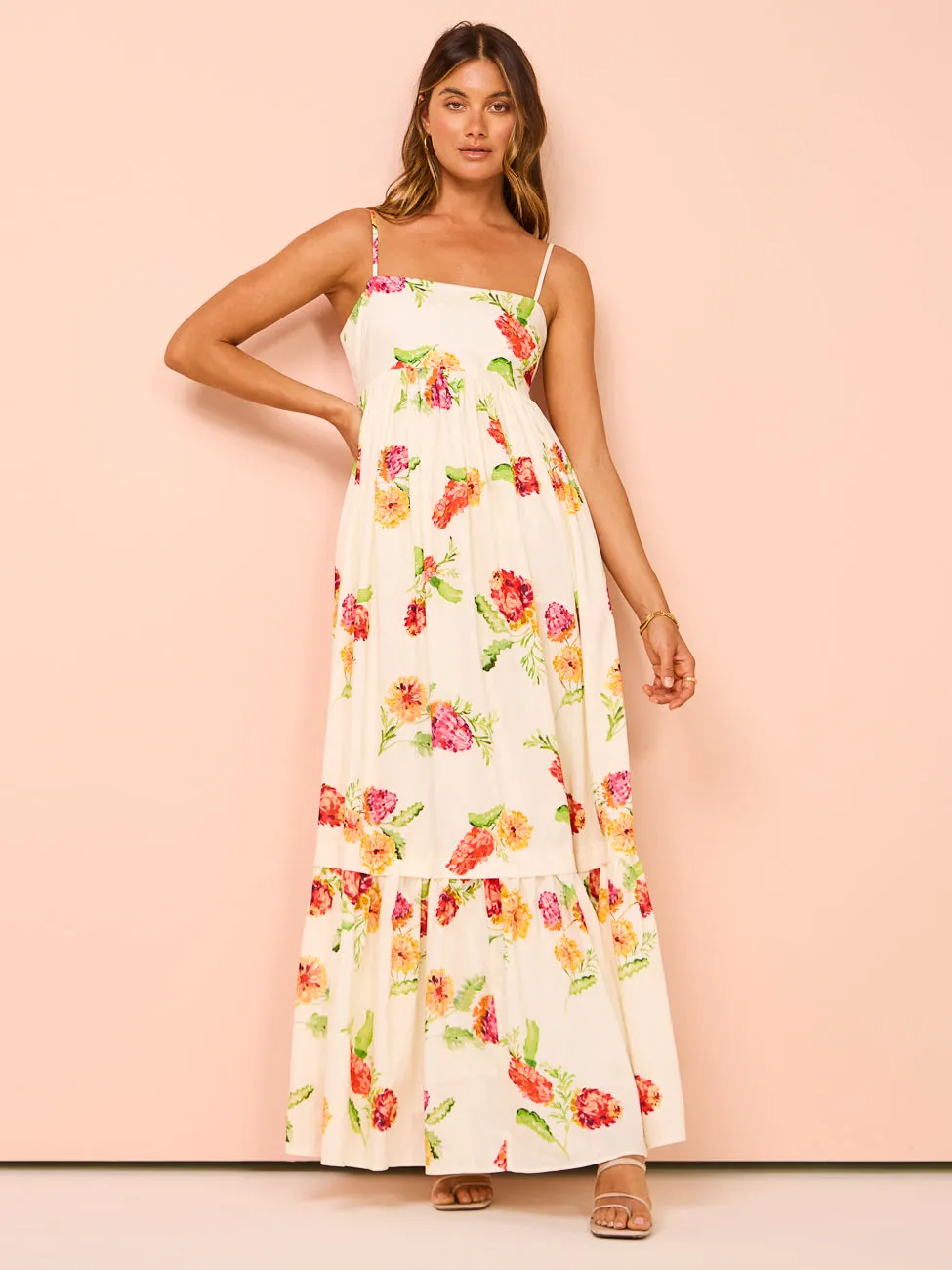 Acler Dartford Maxi Dress in Banksia