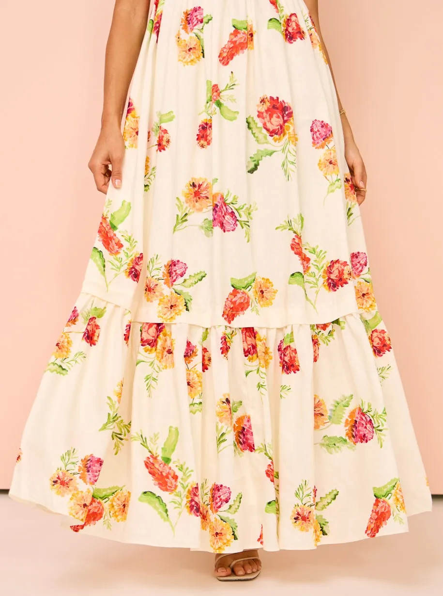 Acler Dartford Maxi Dress in Banksia