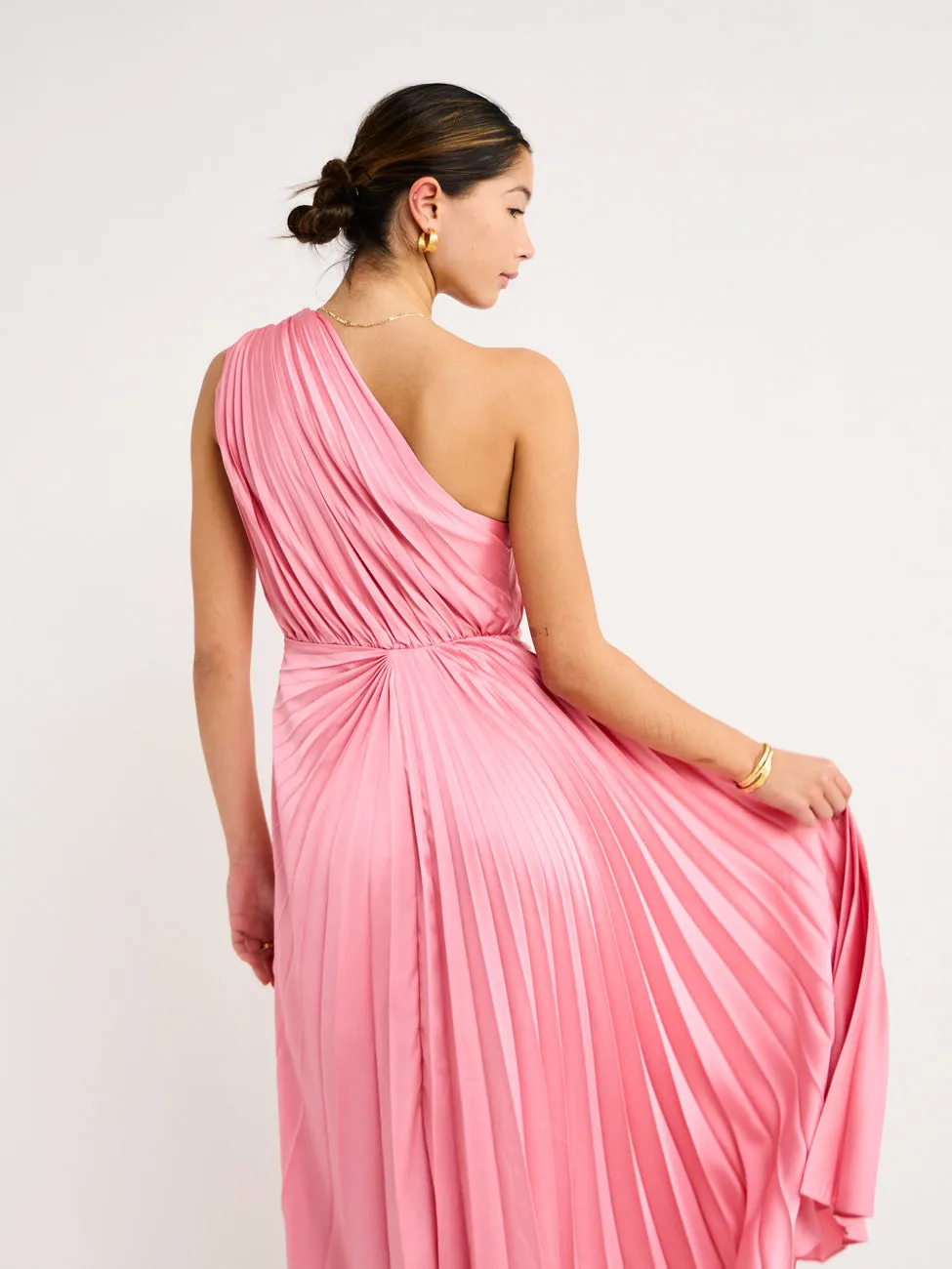 Acler Illoura Dress in Tulip Pink
