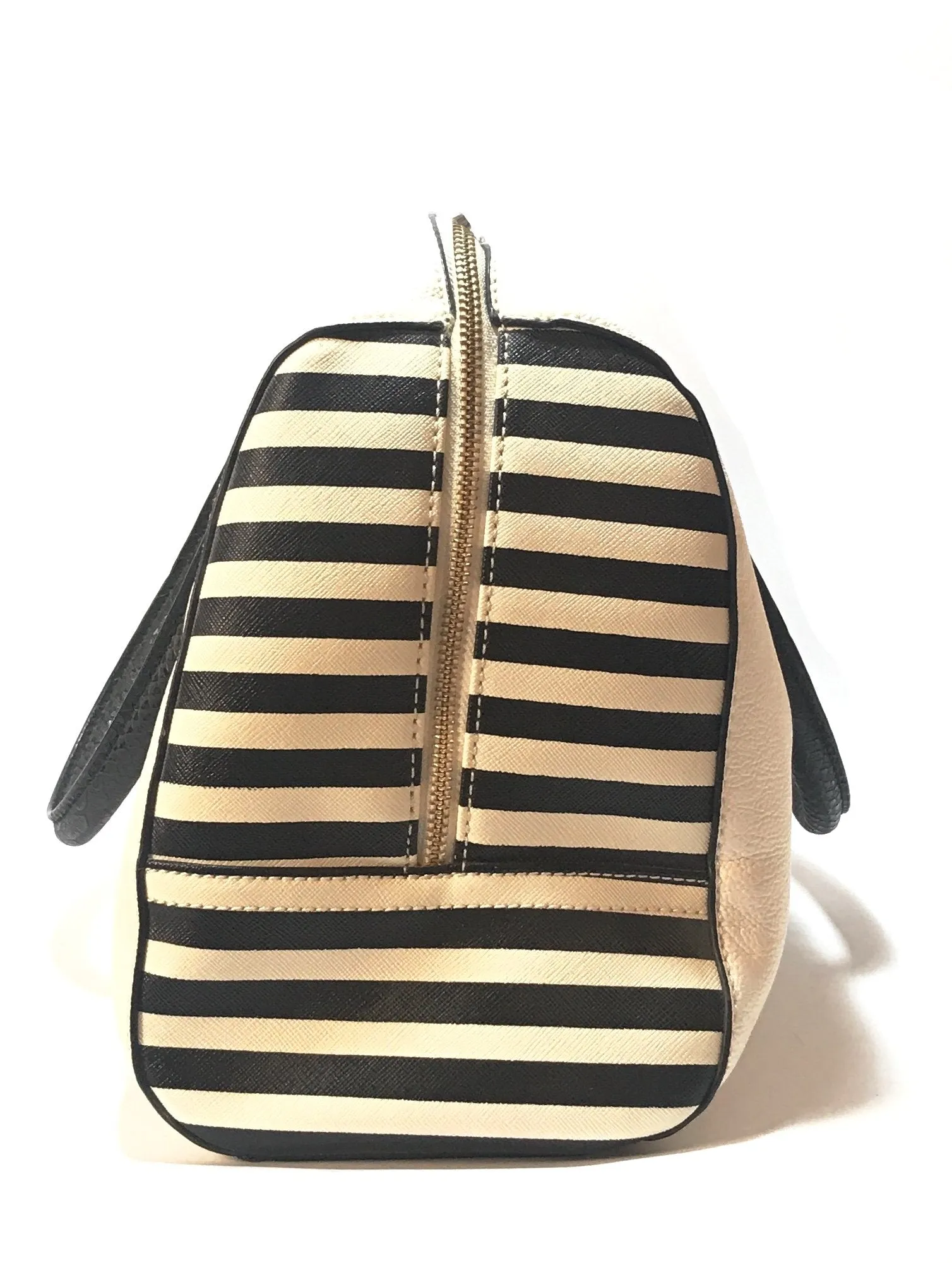 Aldo White & Striped Tote | Gently Used |
