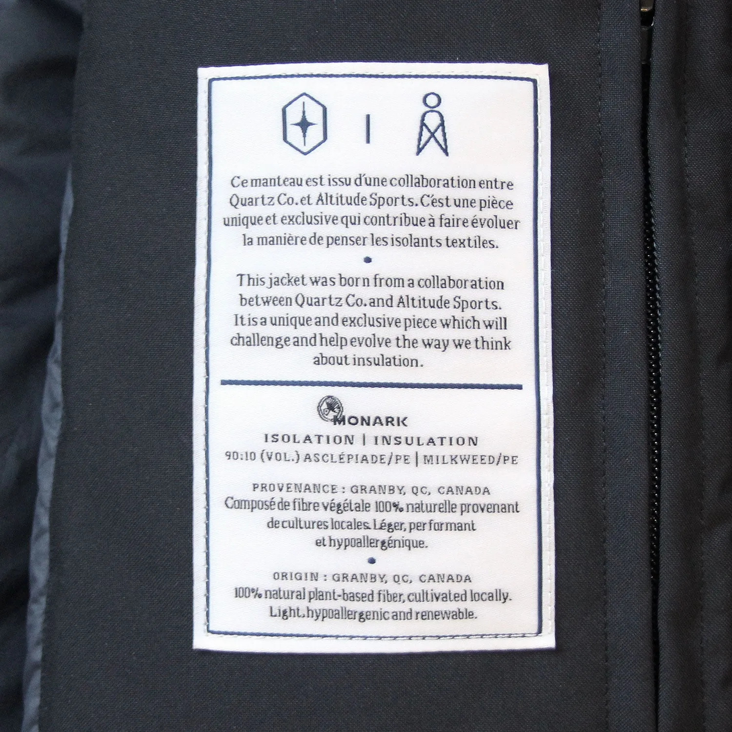 Altitude Sports X Quartz Co. Women's Fogo Milkweed  Parka|-|Altitude Sports X Quartz Co. Parka en Asclépiade Fogo Femme
