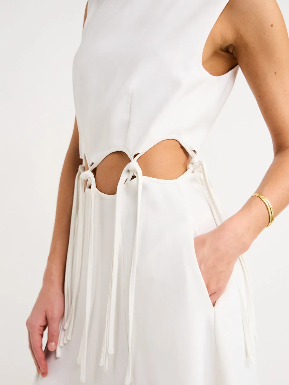 Anna Quan Josie Dress in Frost