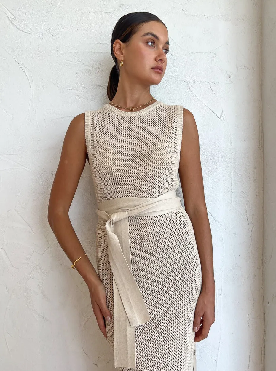 Anna Quan Robyn Dress in Natural