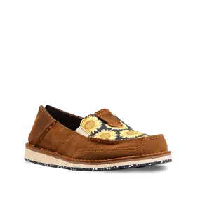 Ariat Ladies Cruiser Peanut & Field of Sun Print Shoes 10040356