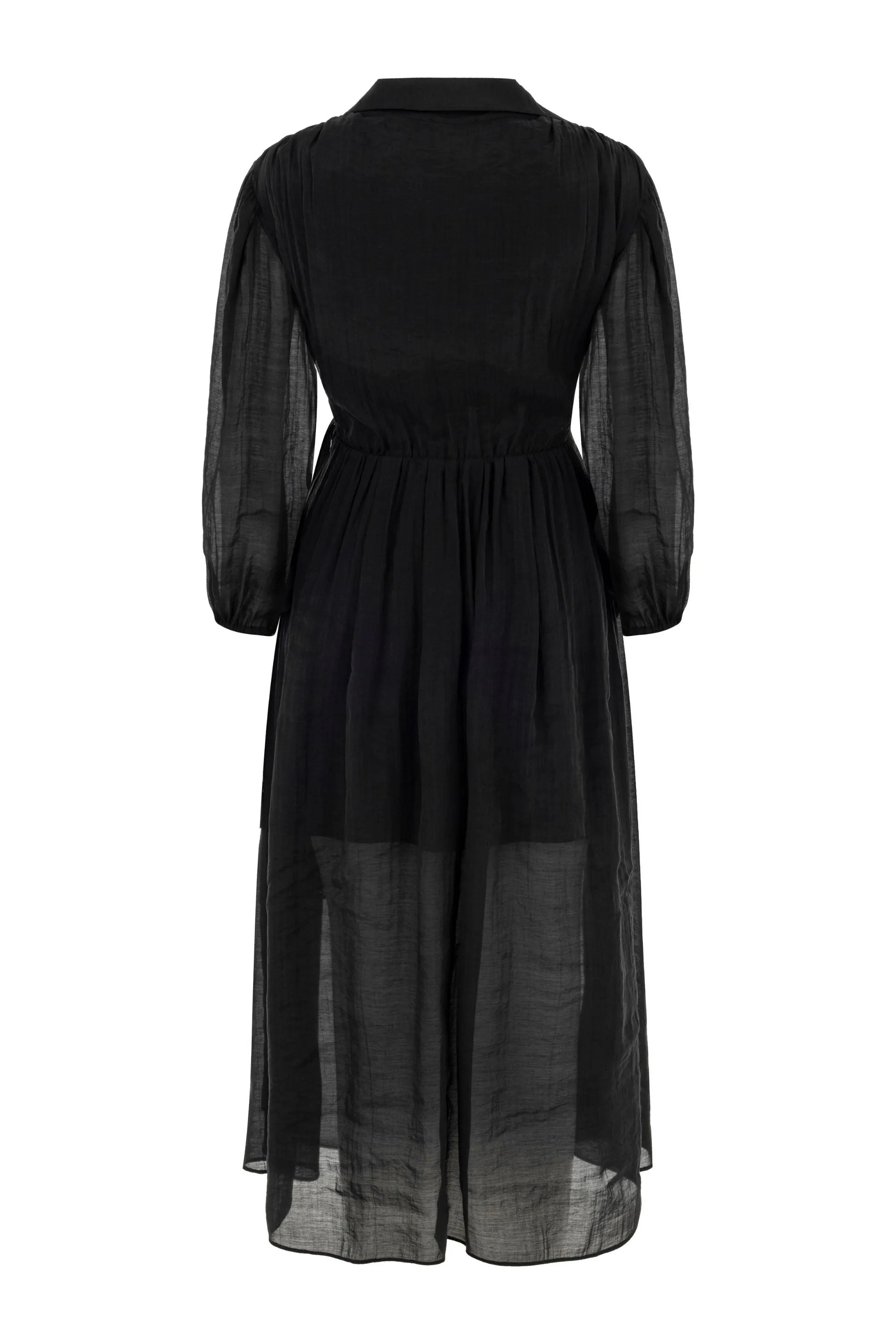 Balloon Sleeves Dress