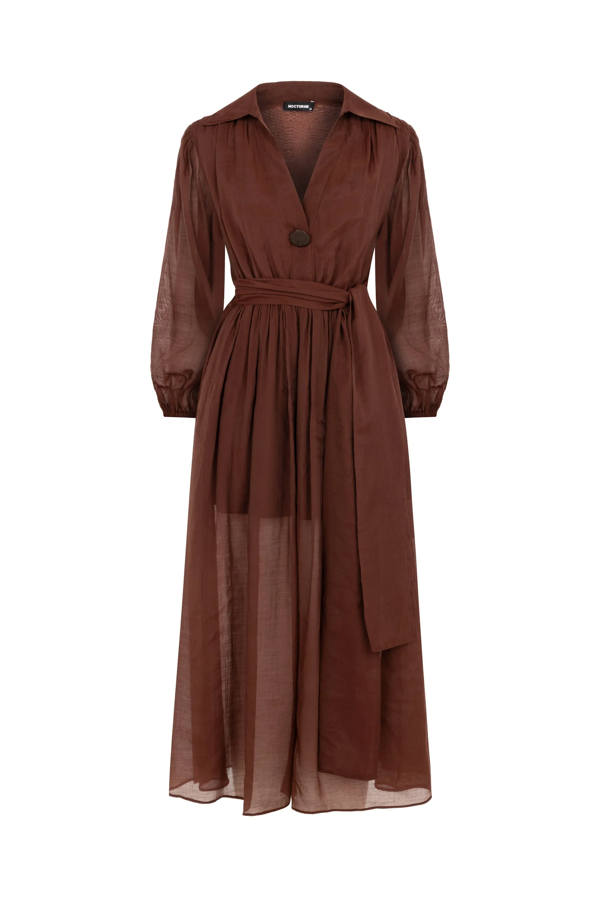 Balloon Sleeves Dress