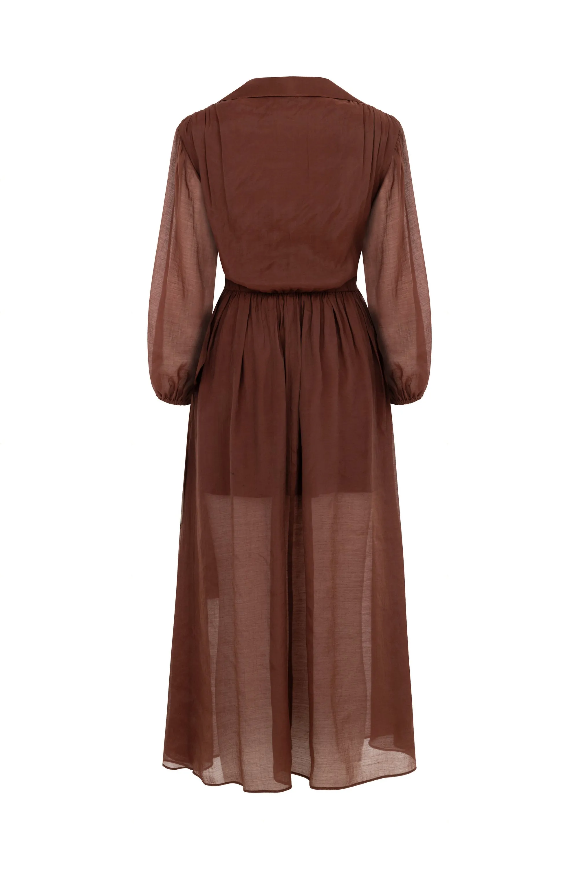 Balloon Sleeves Dress