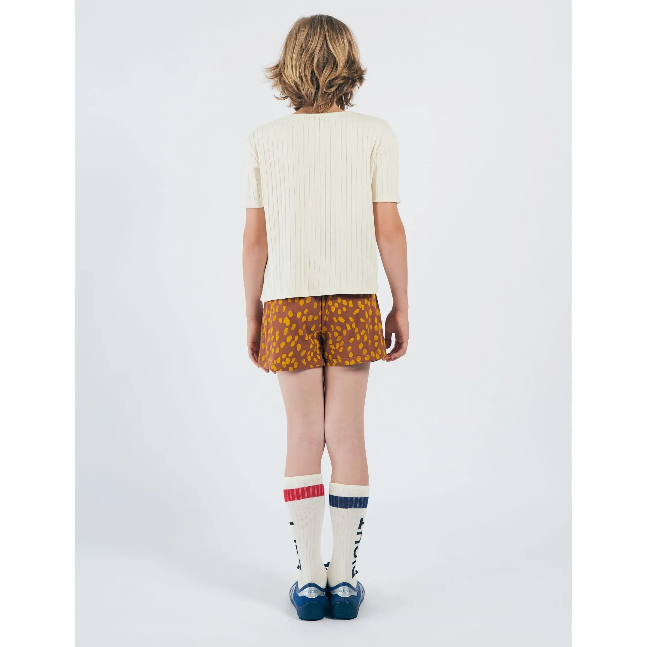 BOBO CHOSES Kids Leopard Buttoned T-Shirt