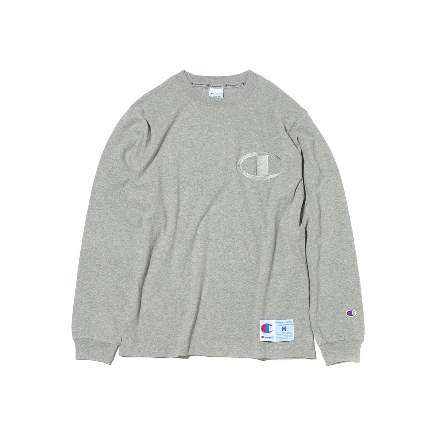 Champion AS Logo L/S T-shirt Grey