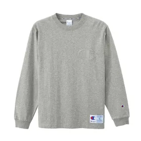 Champion AS Logo L/S T-shirt Grey