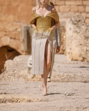 Collar-Like Hood Dress