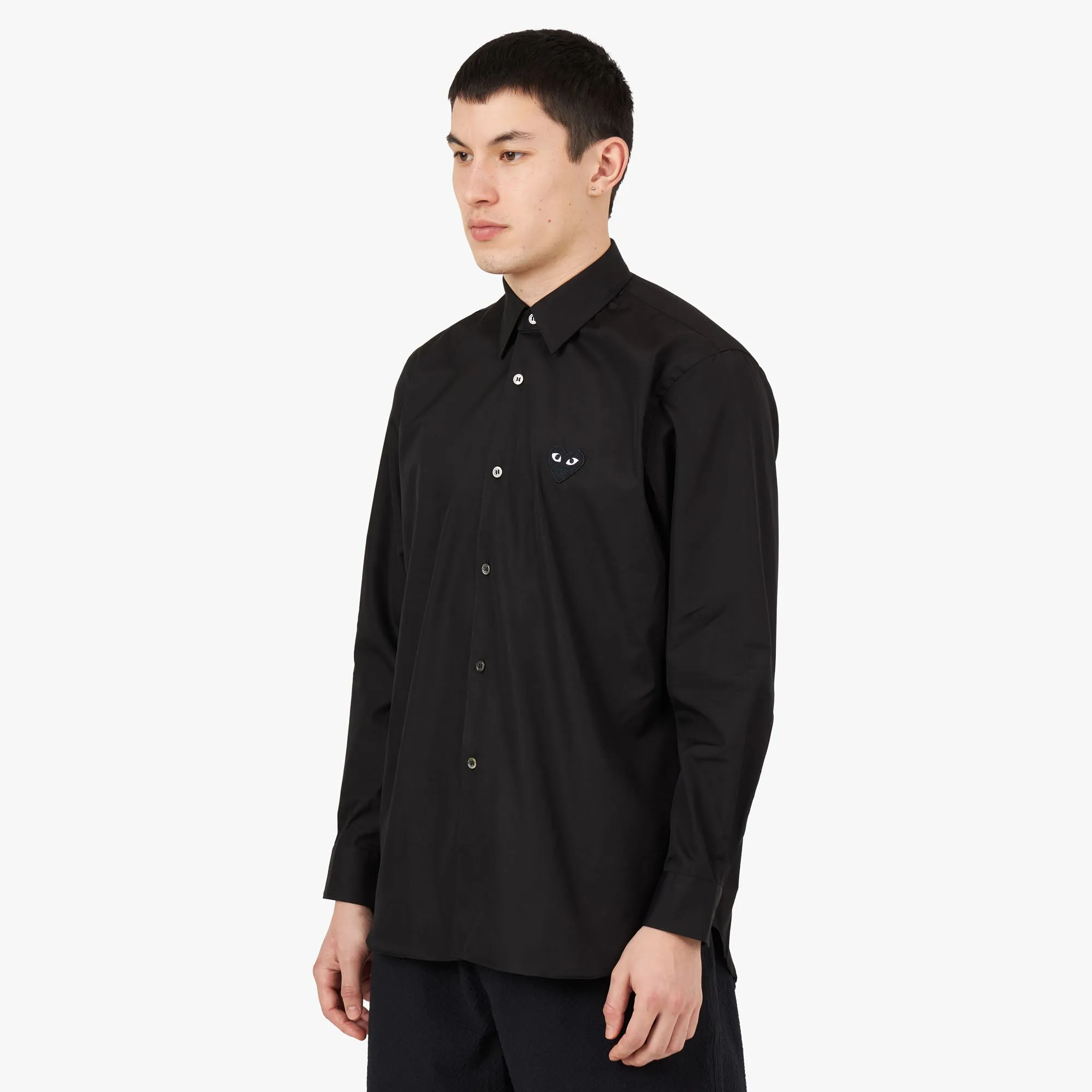COMME des GARÇONS PLAY Black Heart Shirt / Black