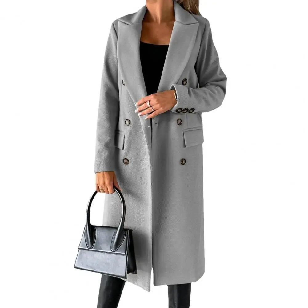 Damen Wintermantel Mit Revers - Wrme Mit Modischem Touch