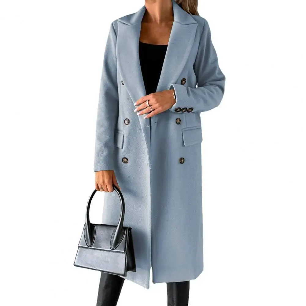 Damen Wintermantel Mit Revers - Wrme Mit Modischem Touch