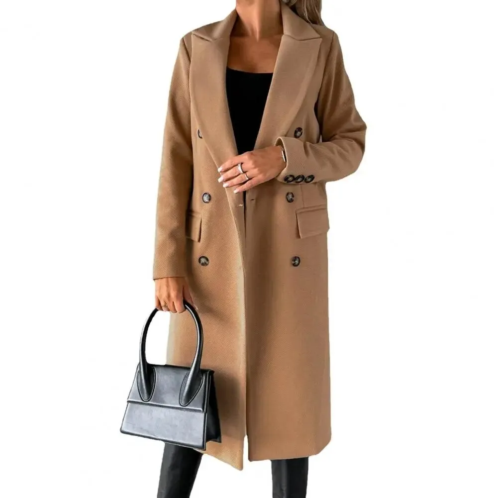 Damen Wintermantel Mit Revers - Wrme Mit Modischem Touch