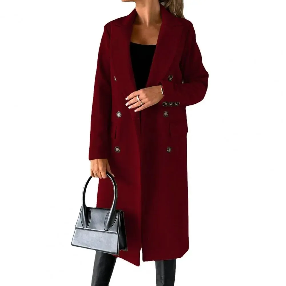 Damen Wintermantel Mit Revers - Wrme Mit Modischem Touch