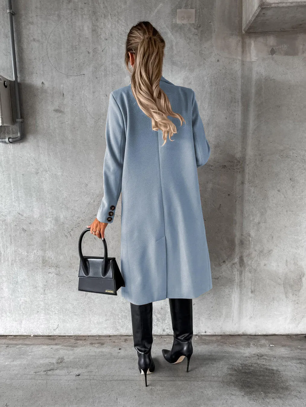 Damen Wintermantel Mit Revers - Wrme Mit Modischem Touch