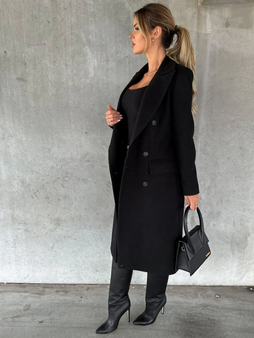 Damen Wintermantel Mit Revers - Wrme Mit Modischem Touch