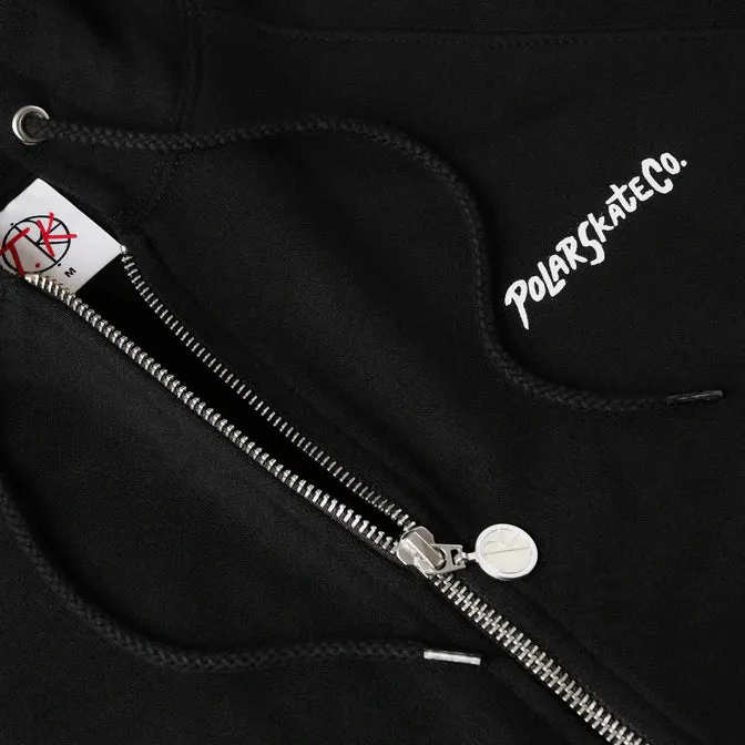 Default Zip Hoodie 12 Faces | Black
