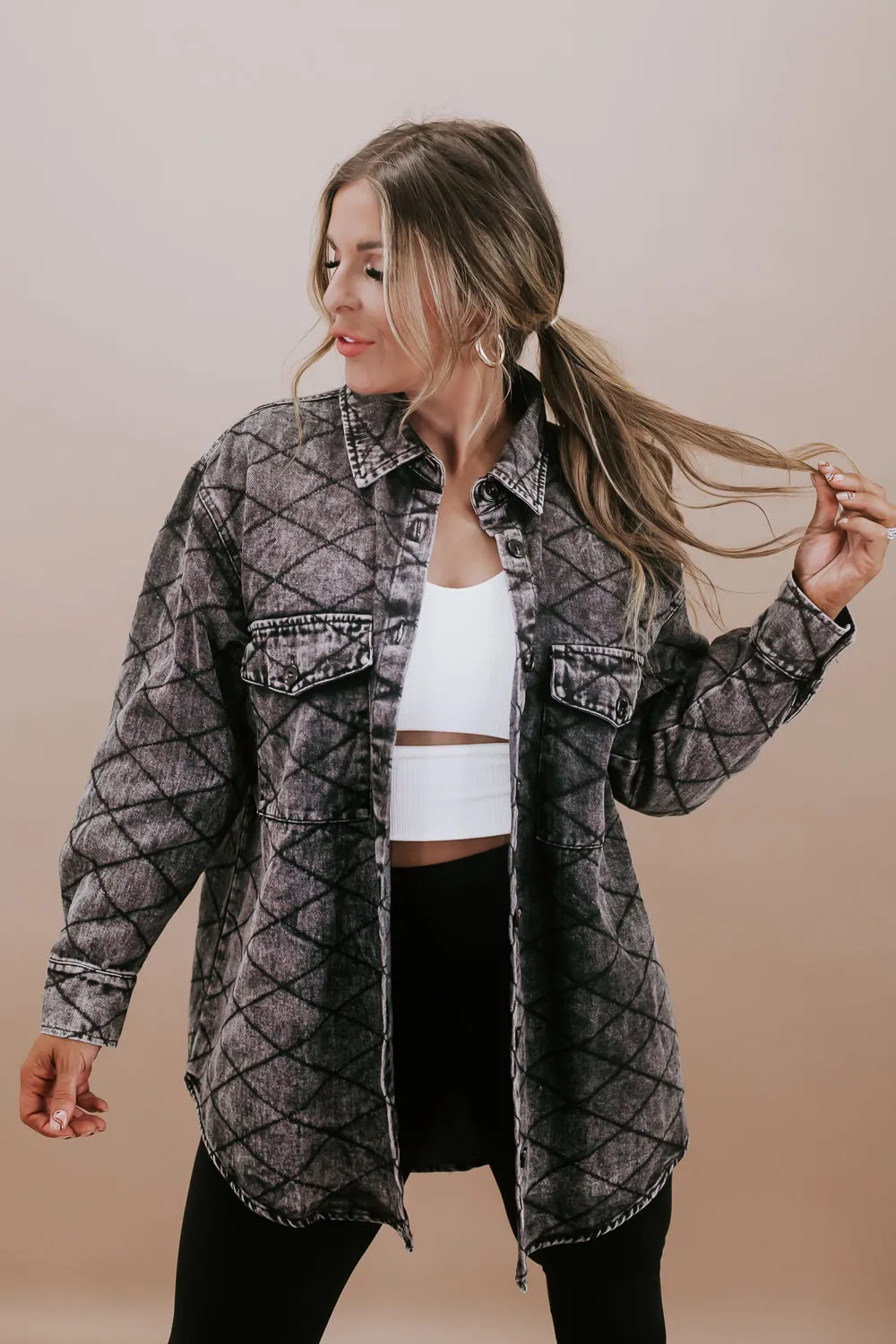 Denim Dreamer Jacket, Black