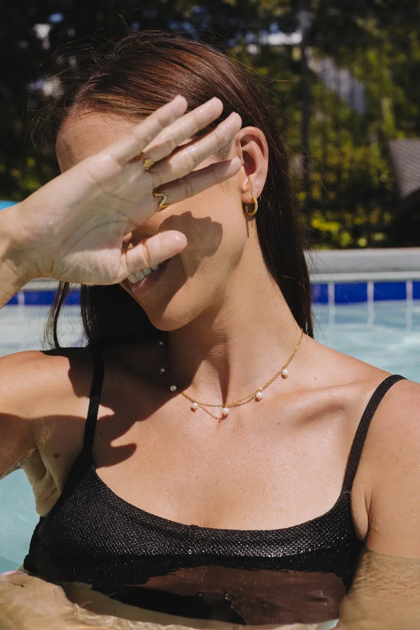 Dripping Pearl Necklace