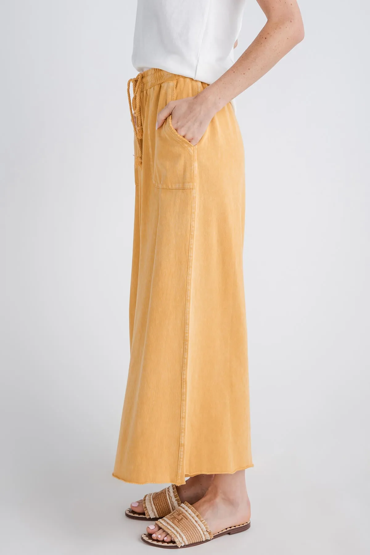 Easel Wide Leg Knit Pants