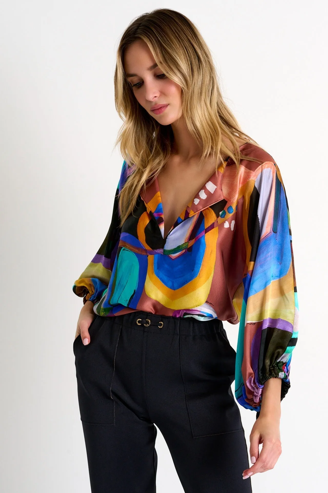 Elegant Silk Blouse - 52321-61-953