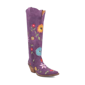 FLOWER POWER SUEDE BOOT
