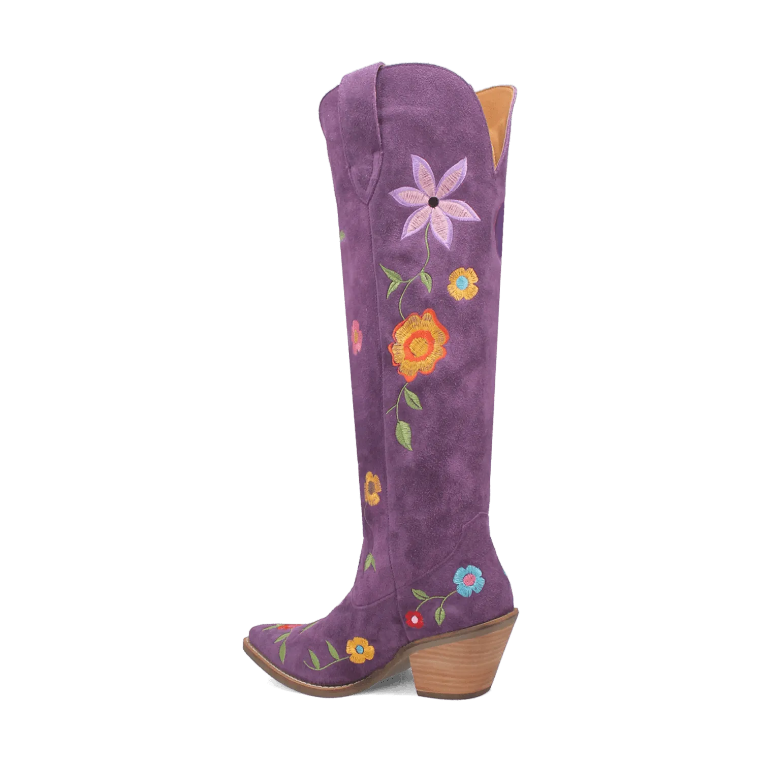 FLOWER POWER SUEDE BOOT