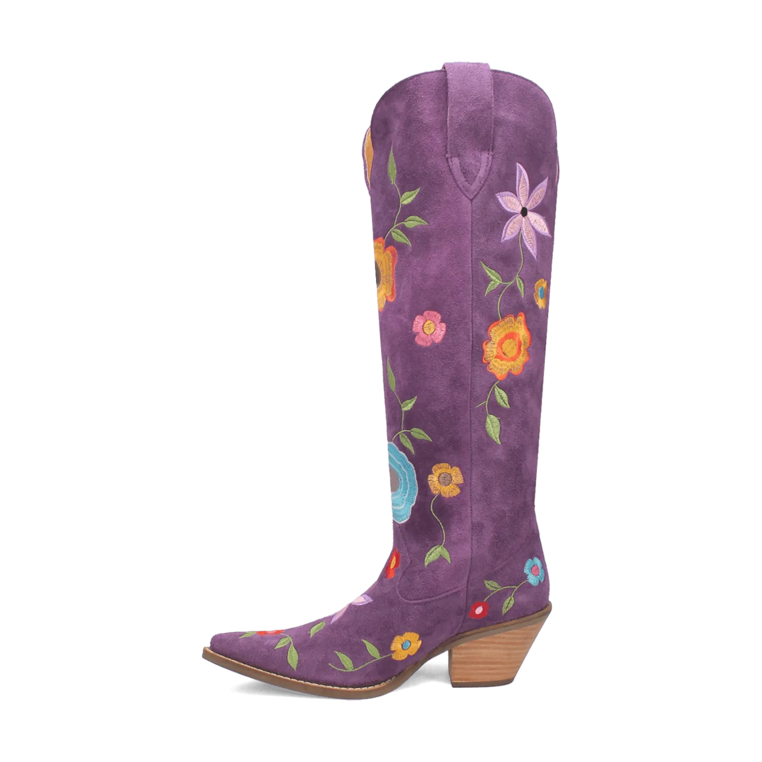 FLOWER POWER SUEDE BOOT