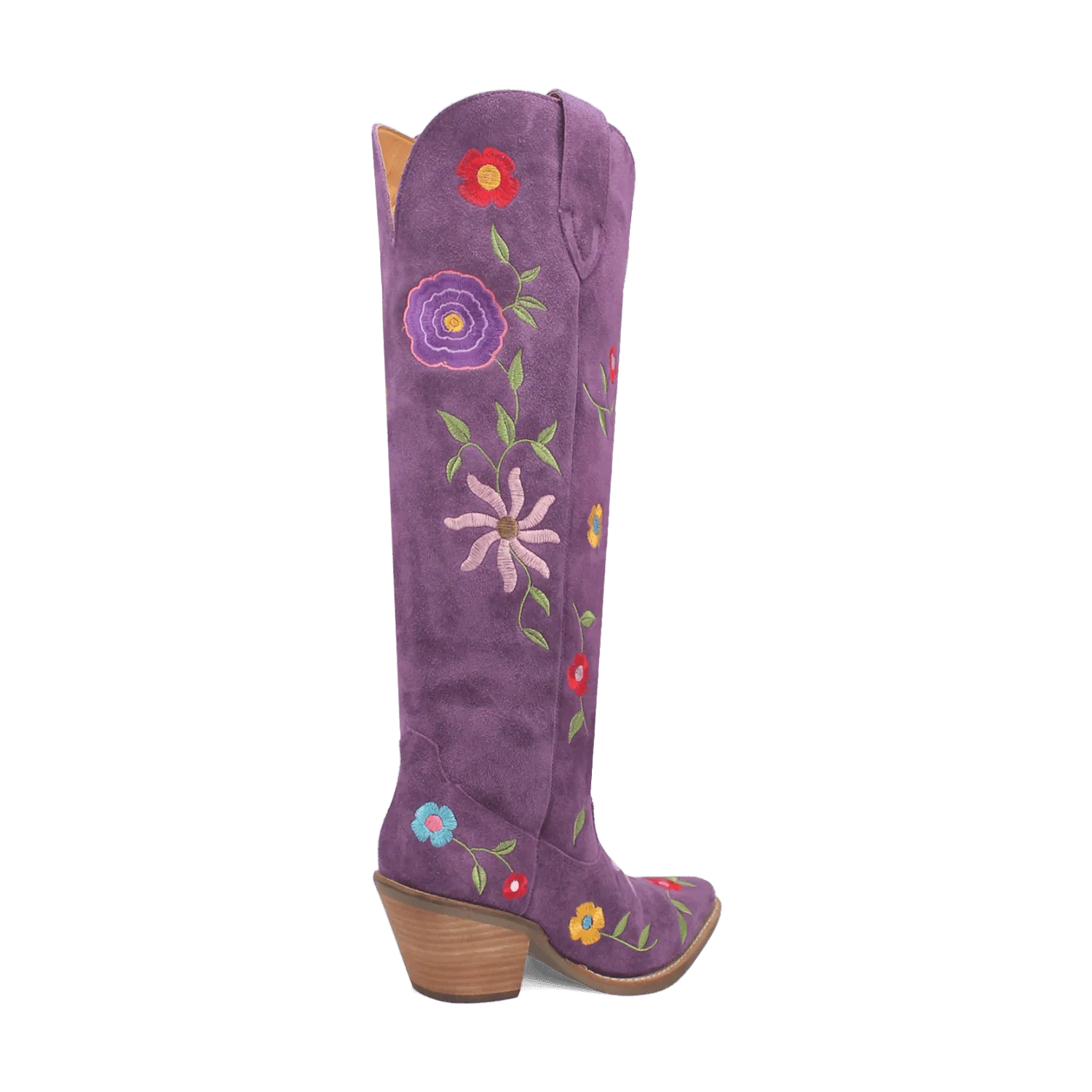 FLOWER POWER SUEDE BOOT
