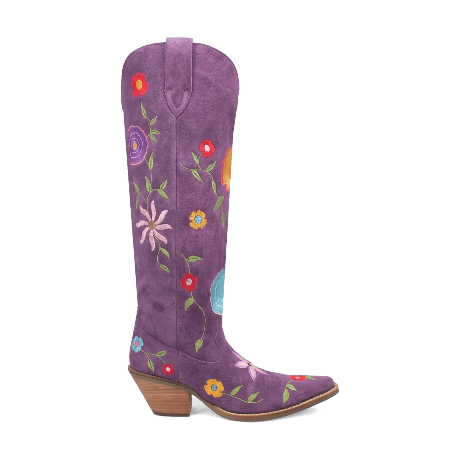 FLOWER POWER SUEDE BOOT