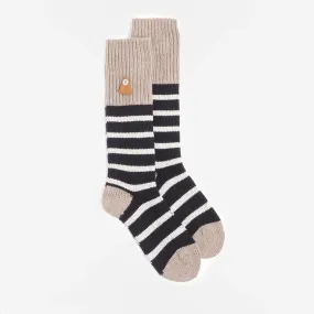 Folk Wool Stripe Socks