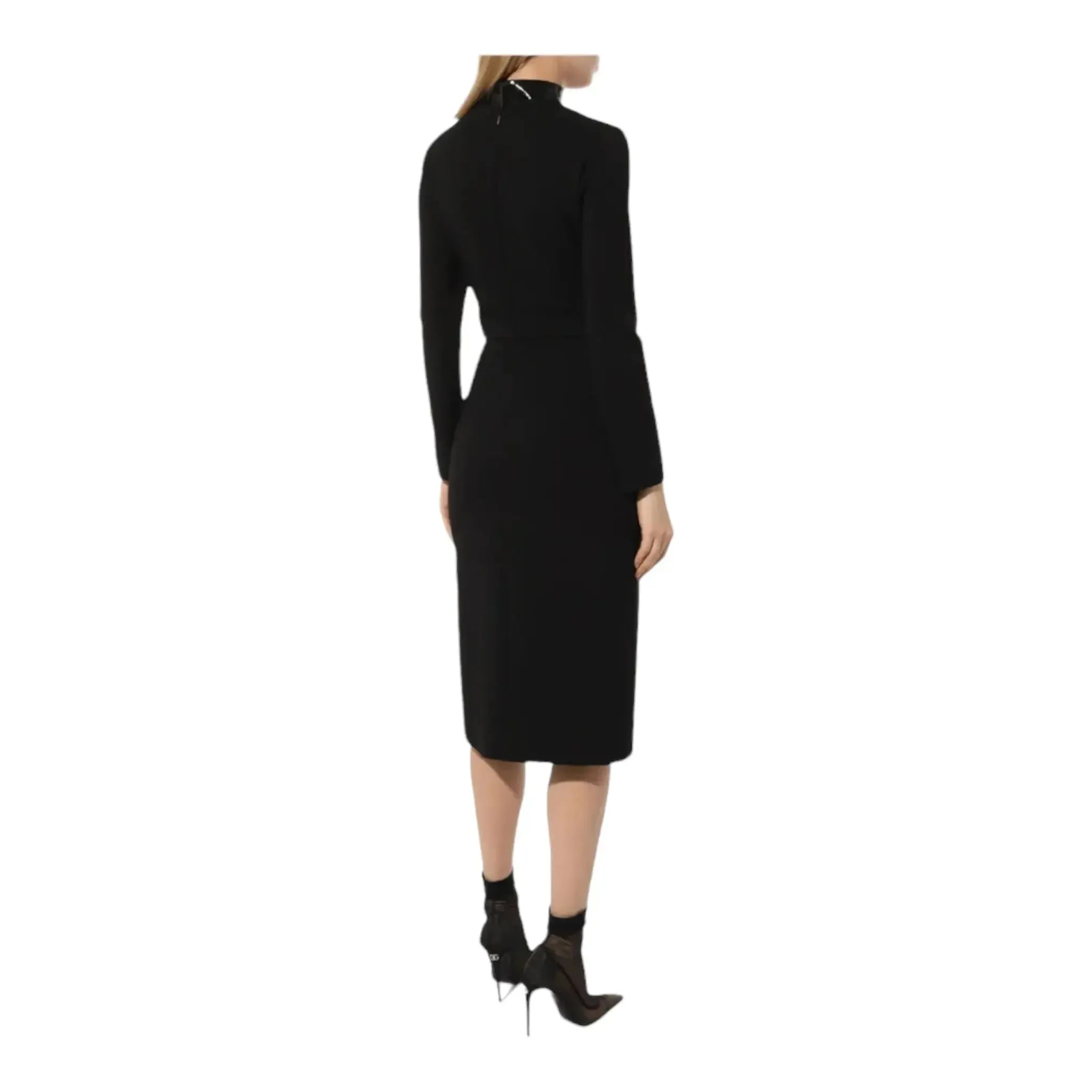 Gucci V-neck Dress with Detachable Collar