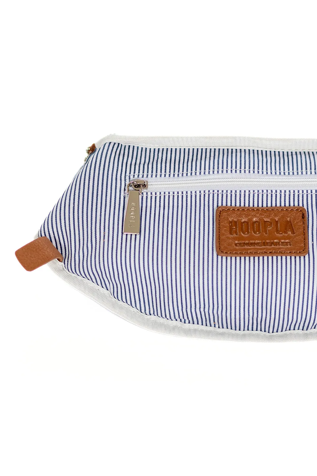 HOOPLA LEATHER CROSSBODY BUM BAG TAN