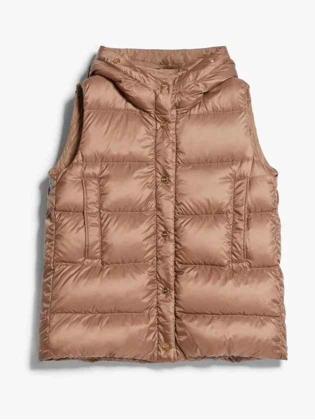 IT38 size Max Mara JSOFT Reversible padded vest 027 Camel 92910337