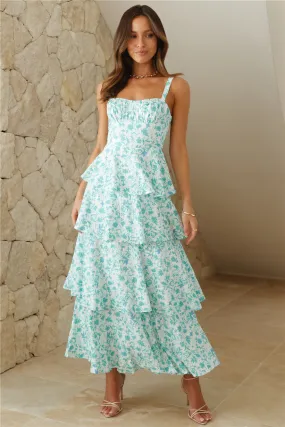 Letting Sunshine In Maxi Dress Green