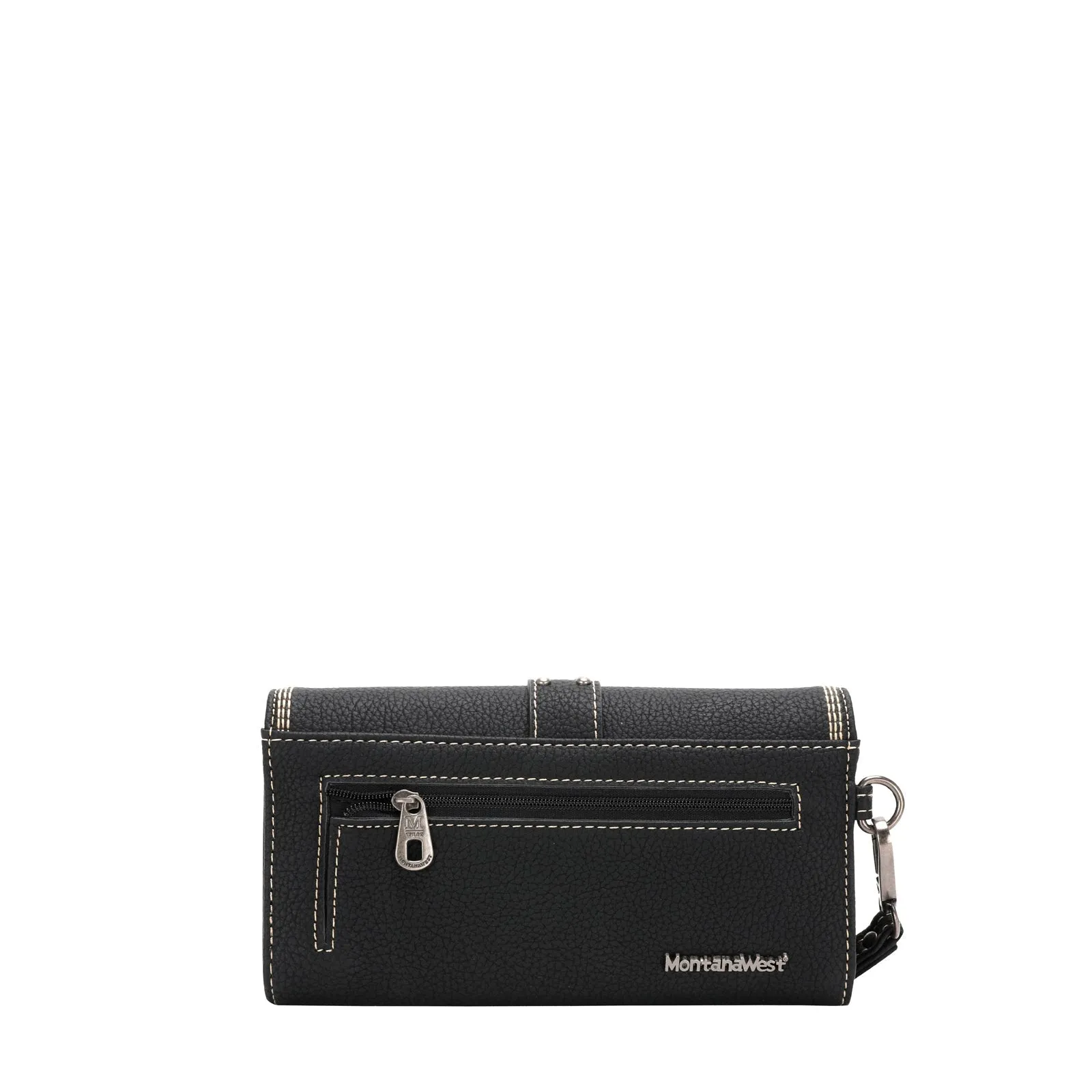 Montana West Embroidered Aztec Buckle Wallet