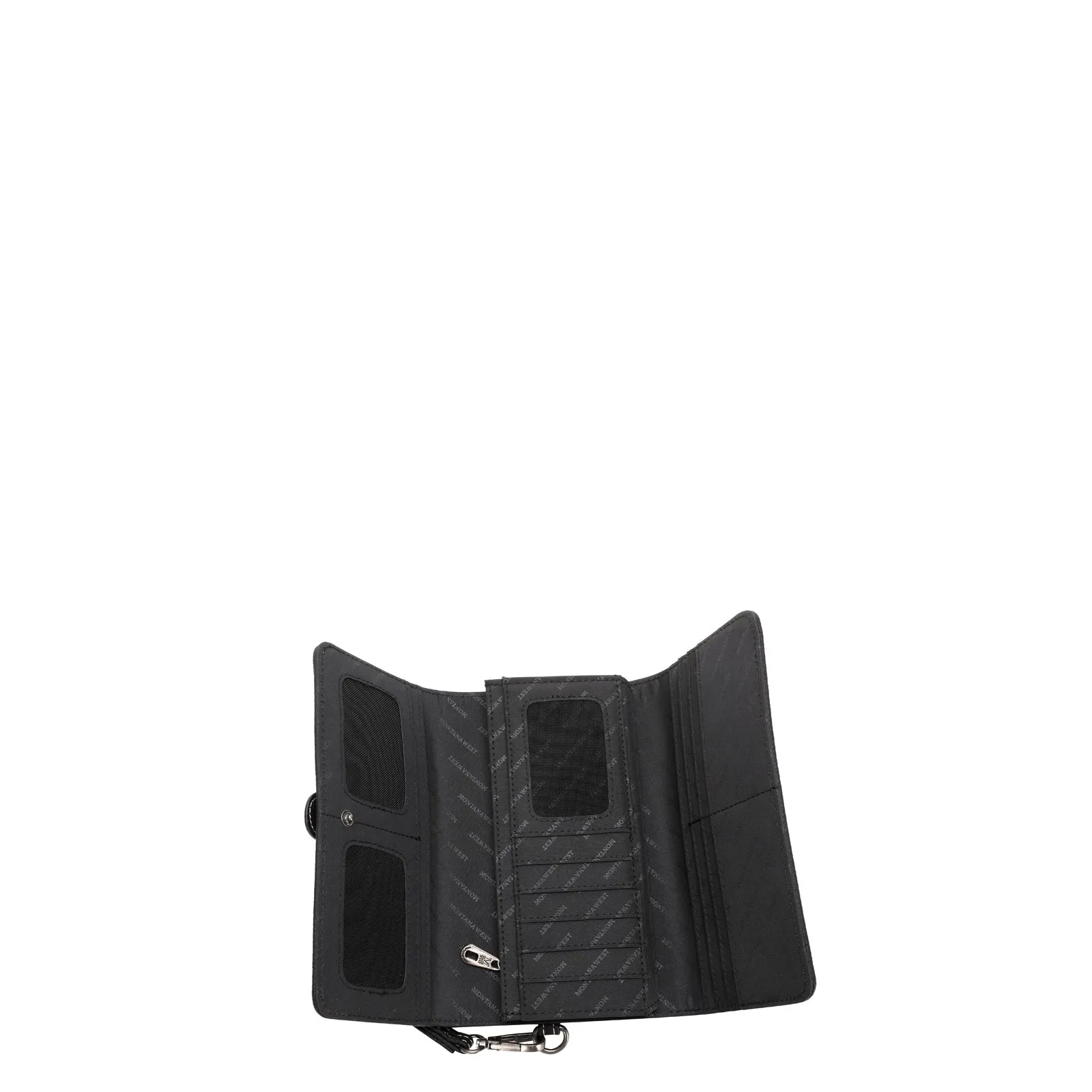 Montana West Embroidered Aztec Buckle Wallet