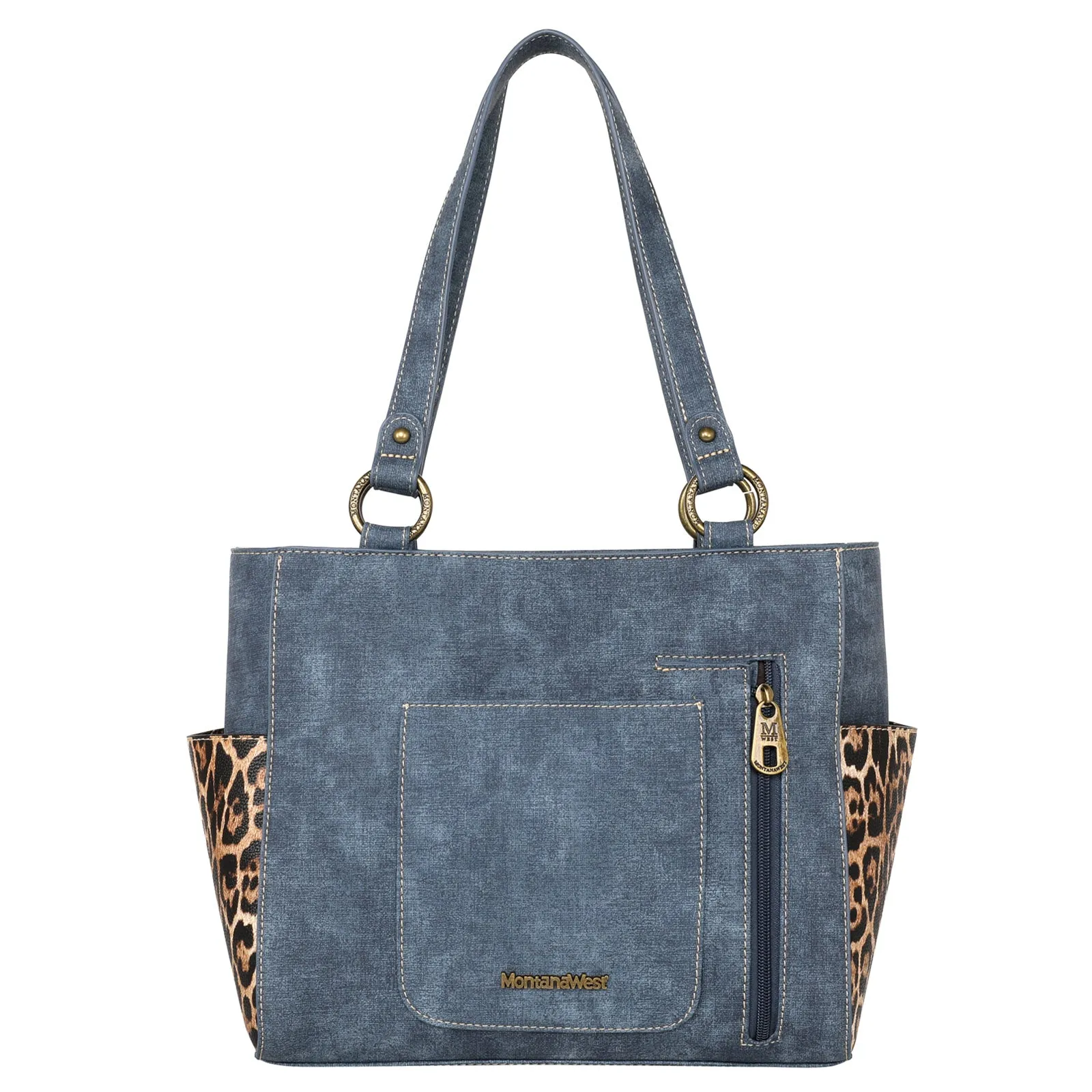 MW1213G-8317 Montana West Embroidered Collection Concealed Carry Tote