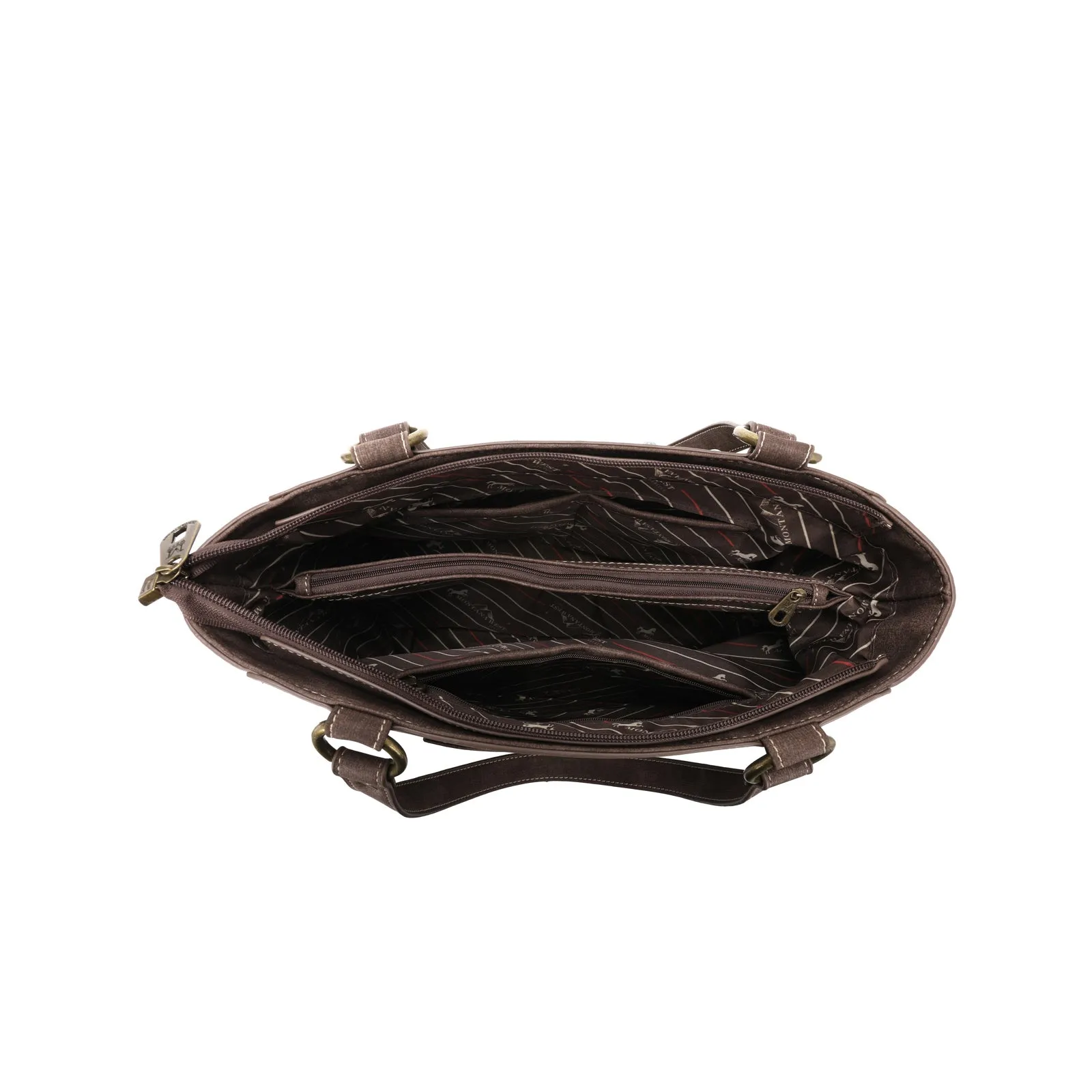 MW1213G-8317 Montana West Embroidered Collection Concealed Carry Tote