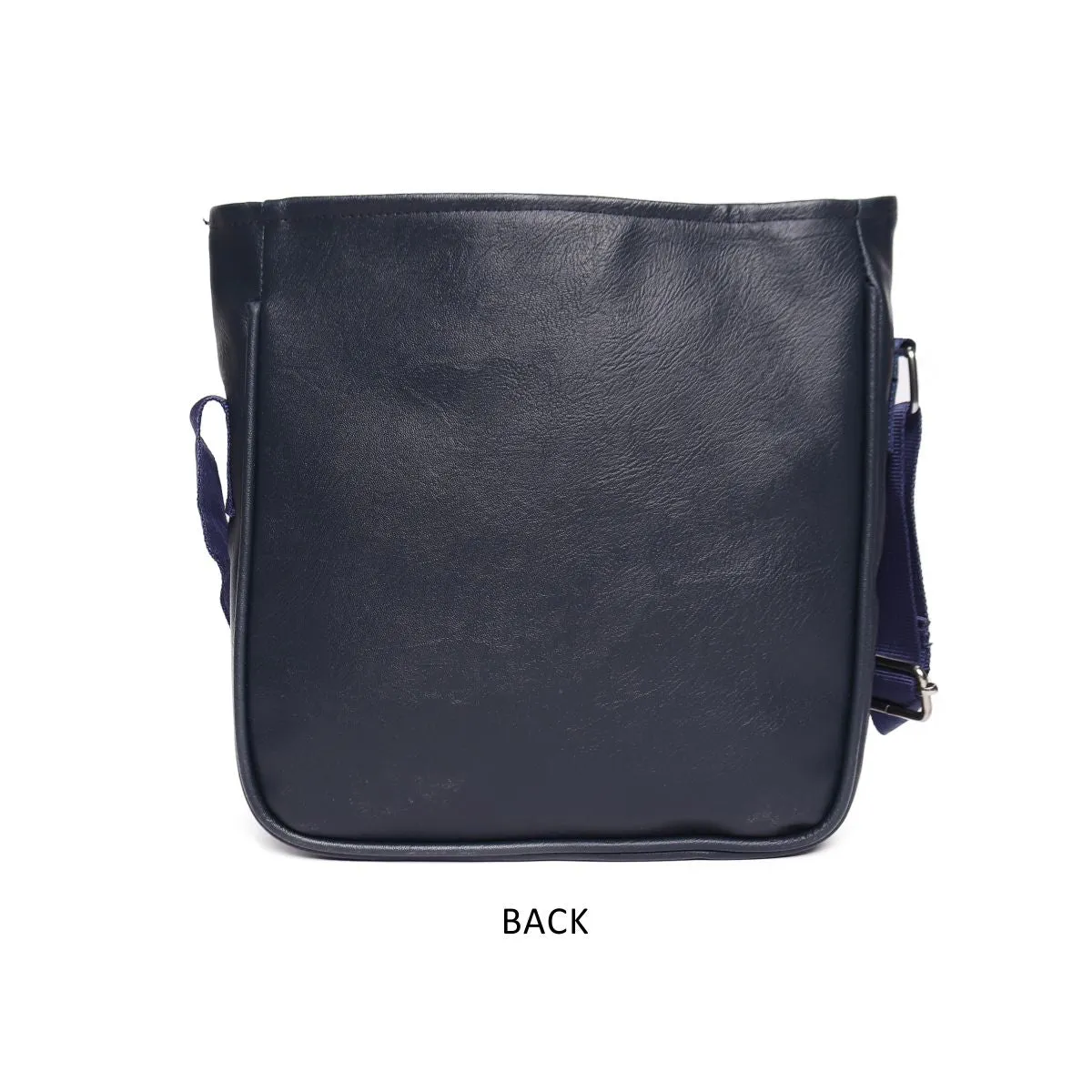 Navy High Quality Pu Materil Sling Bag