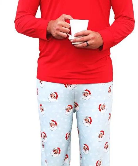 [Pre Order] Merry & Bright Hanukkah Hounds - Men's Bamboo Lounge Pant (EST SHIP LATE OCT)