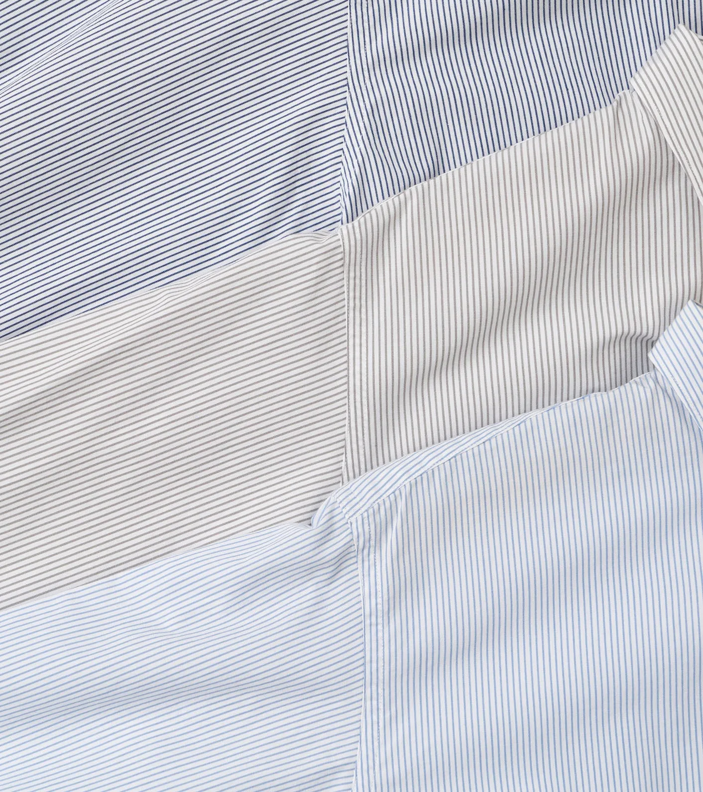 Regular Collar Stripe Wind Shirt