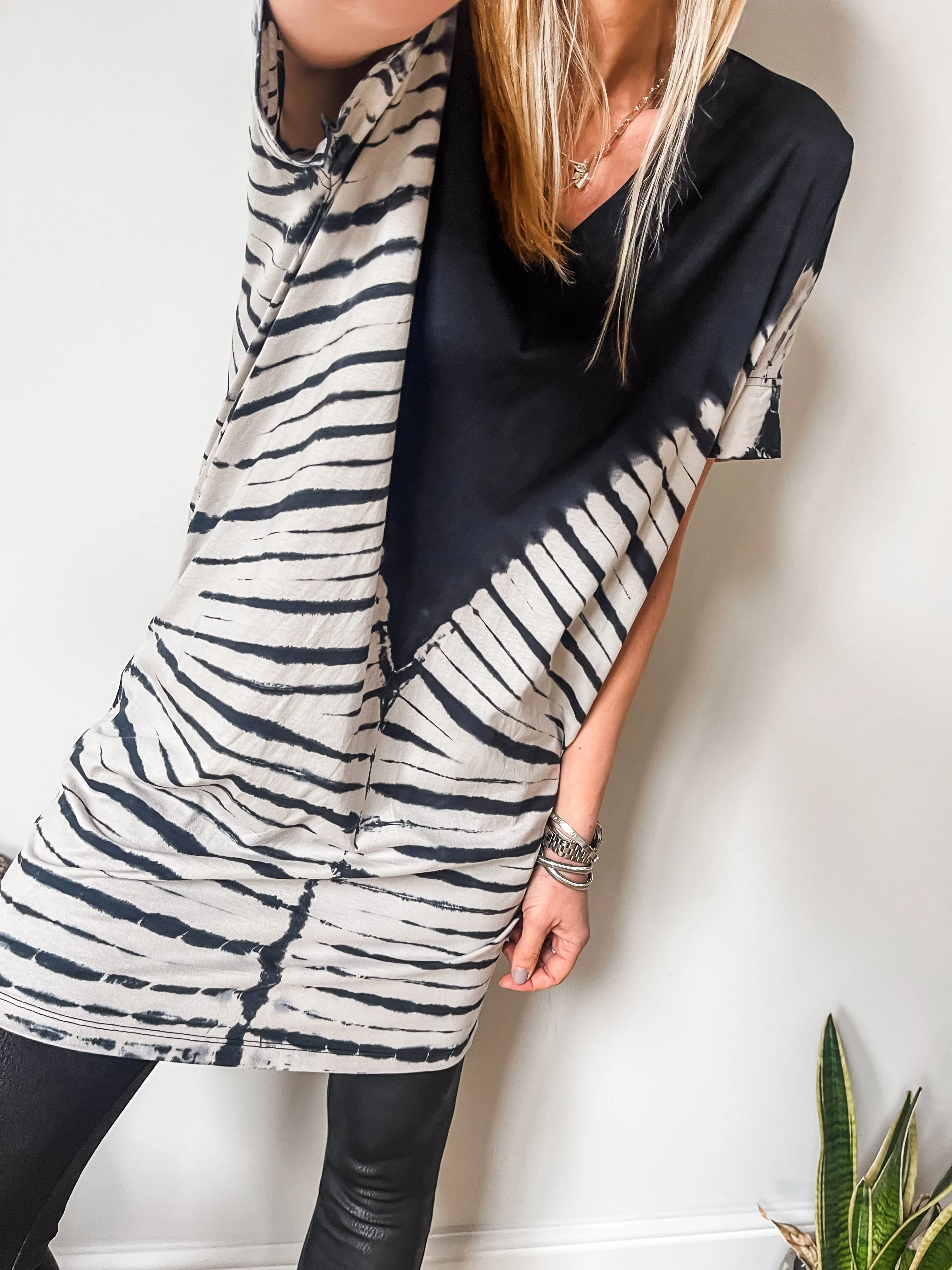 Religion Eris Oversized Tie Dye Mini Dress PREMIUM BRAND