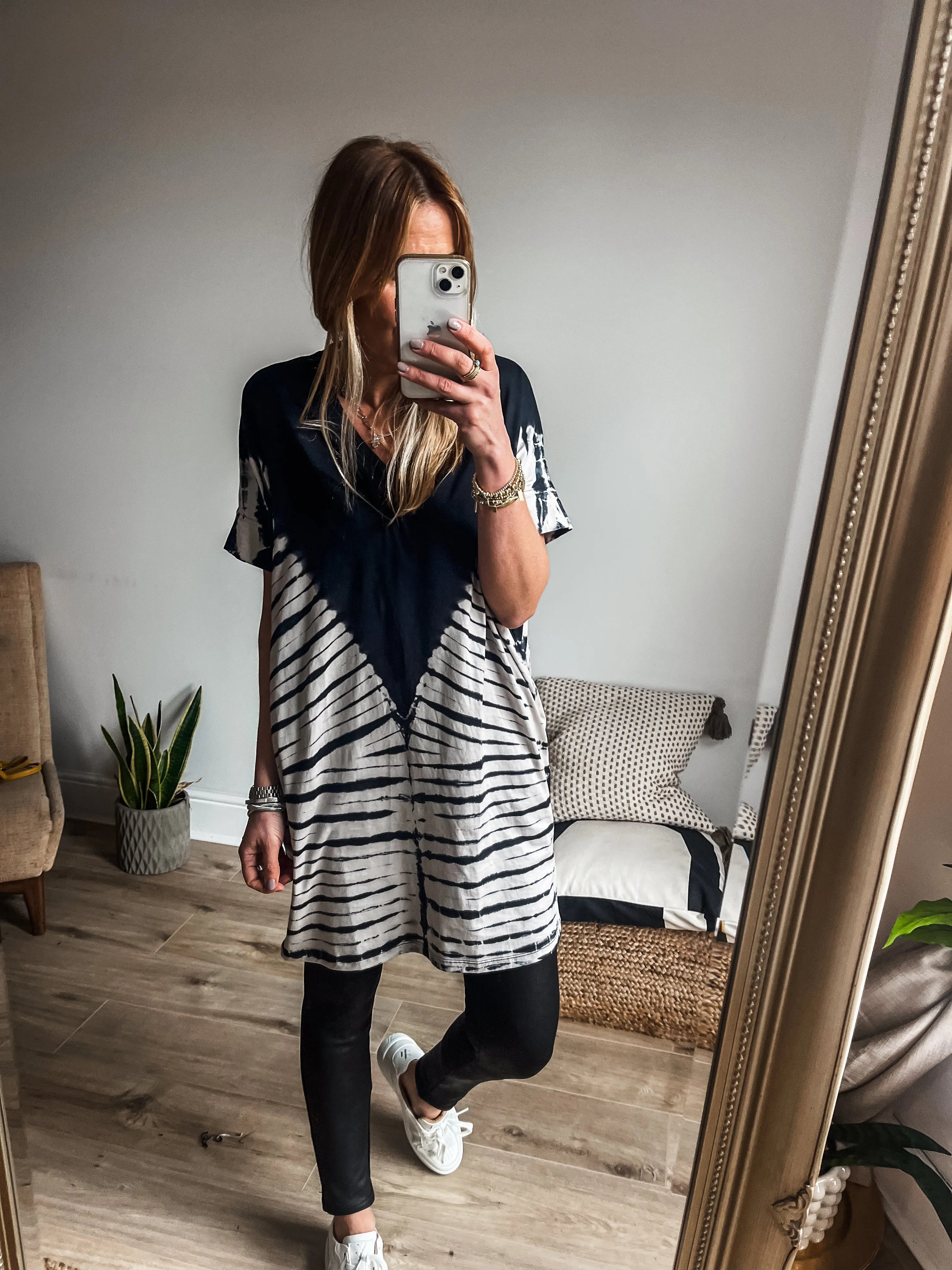 Religion Eris Oversized Tie Dye Mini Dress PREMIUM BRAND