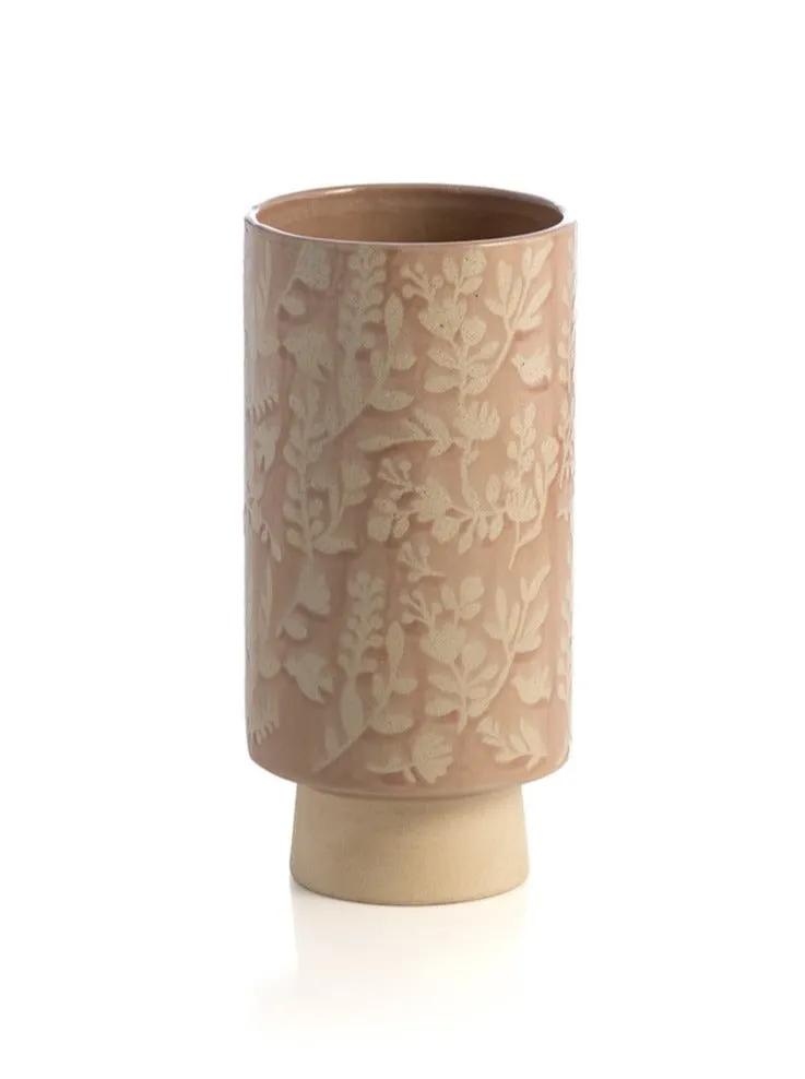 Shiraleah Alameda Floral Vase, Blush - FINAL SALE ONLY